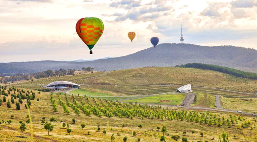 Nous offrons une sélection diversifiée d'options de location de voitures à Canberra.